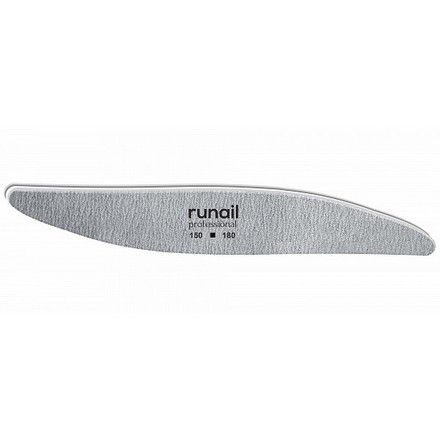 

Пилка для искусственных ногтей RuNail серая лепесток 150/180