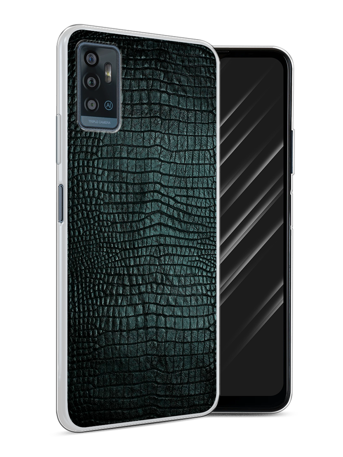 

Чехол Awog на ZTE Blade A71 / ЗТЕ Блэйд A71 "Черная змея", Разноцветный, 134450-3