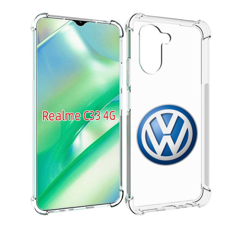 

Чехол MyPads volkswagen мужской для Realme C33 4G, Прозрачный, Tocco