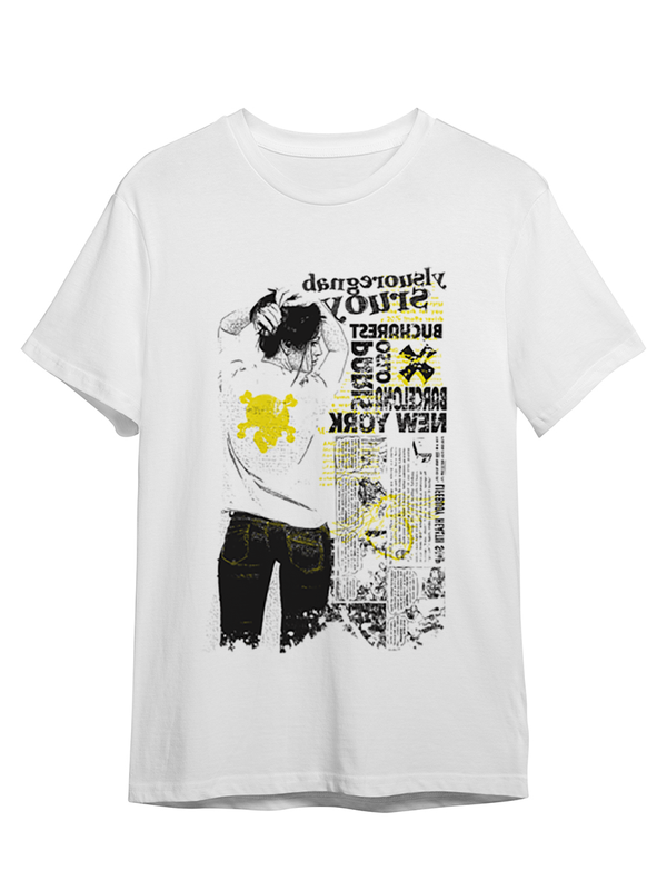 

Футболка унисекс СувенирShop Абстракция Dangerously Yours / Girl 180 белая 2XL (52-54), Белый, Абстракция "Dangerously Yours / Девушка / Girl" 180