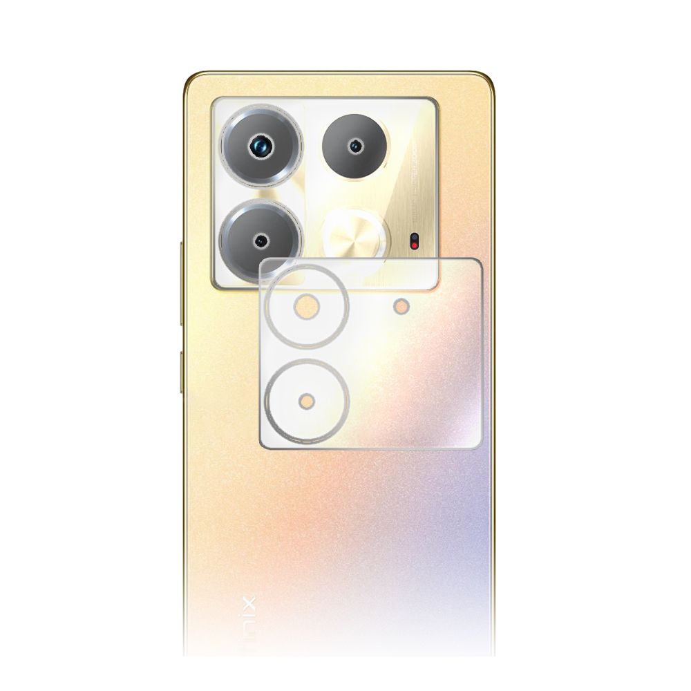 

Стекло защитное гибридное Krutoff для камеры Infinix Note 40 (2шт.)