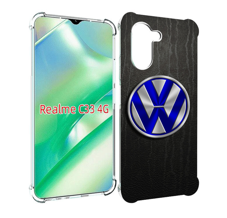 

Чехол MyPads volkswagen-3 для Realme C33 4G, Прозрачный, Tocco