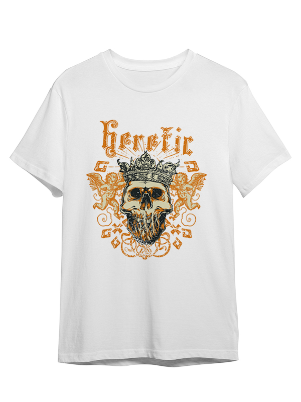 

Футболка унисекс СувенирShop Абстракция "Heretic / Череп / Skull" 182 белая S (44-46), Белый, Абстракция "Heretic / Череп / Skull" 182