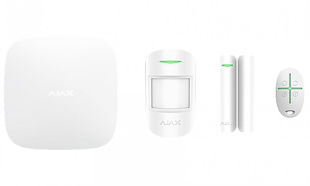 Блок управления умным домом Ajax StarterKit (HubKit) Plus (белый)