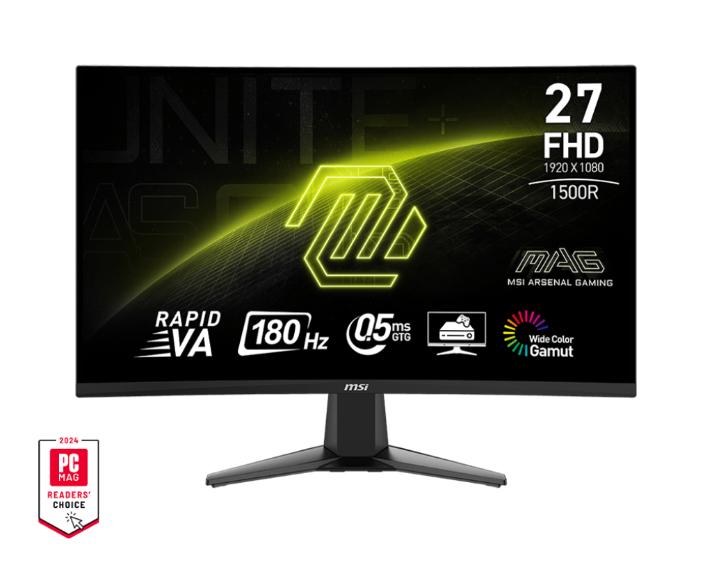 

27" Монитор MSI MAG 27C6F черный 180Hz 1920x1080 VA, MAG 27C6F