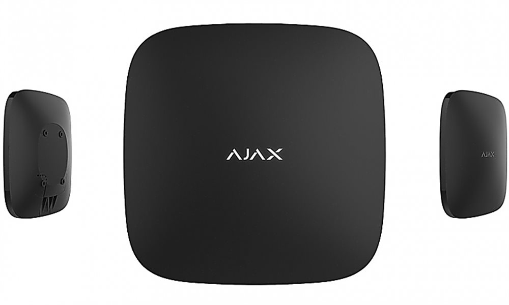 Блок управления умным домом Ajax Hub Plus - (черный)- 4 канала связи