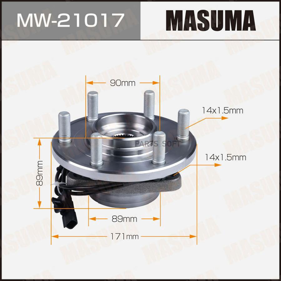 

Ступичный узел MASUMA front QX56, QX80 / Z62 (with ABS)