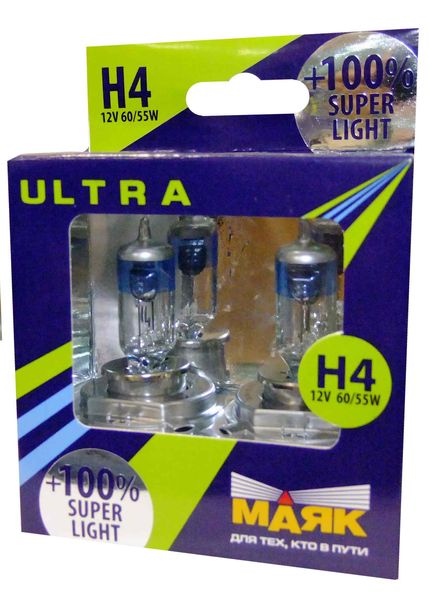 

Лампа галогенная H3 12V 55W "Маяк" White Vision УЛЬТРА NEW (+150%) (2 шт.), tr-400103