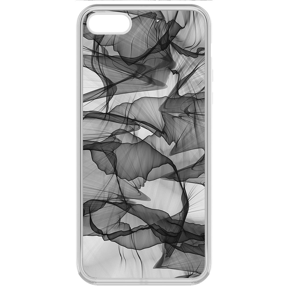 

Чехол-накладка Krutoff Clear Case Абстракт 14 для iPhone 5/5s, Прозрачный