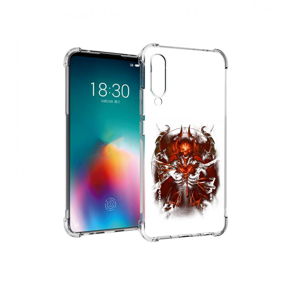 

Чехол MyPads Tocco для Meizu 16T яркий демон (PT144619.90.708), Прозрачный, Tocco