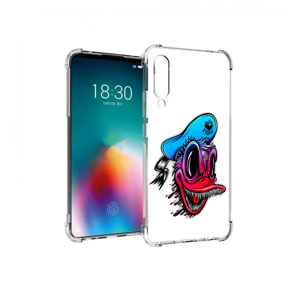 

Чехол MyPads Tocco для Meizu 16T Дональд (PT144619.90.71), Прозрачный, Tocco