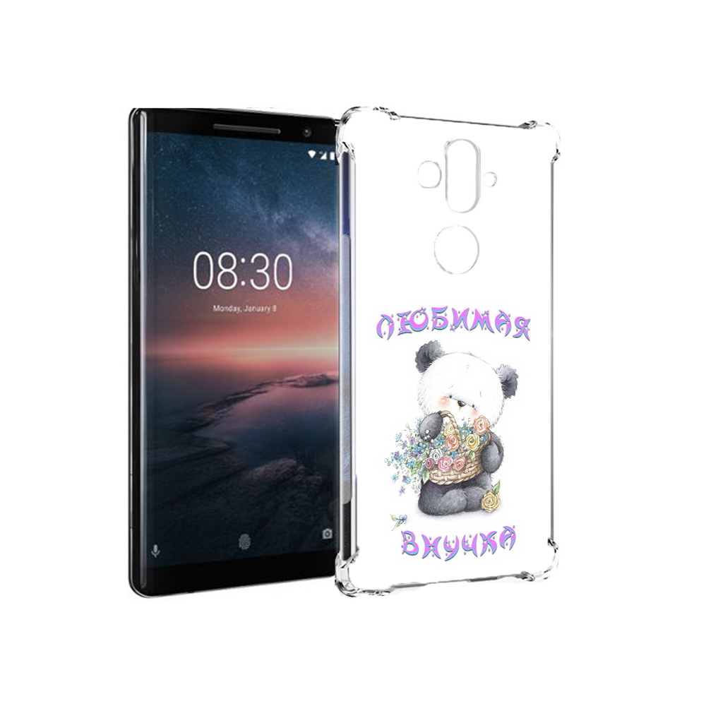 

Чехол MyPads Tocco для Nokia 8 Sirocco Любимая внучка (PT101581.91.110), Прозрачный, Tocco