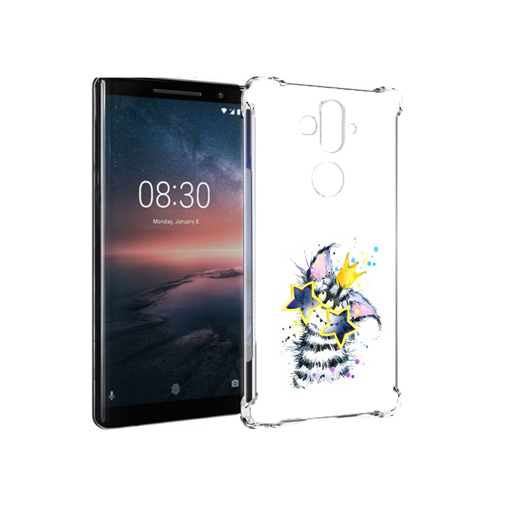

Чехол MyPads Tocco для Nokia 8 Sirocco Мартовский Нуся (PT101581.91.114), Прозрачный, Tocco