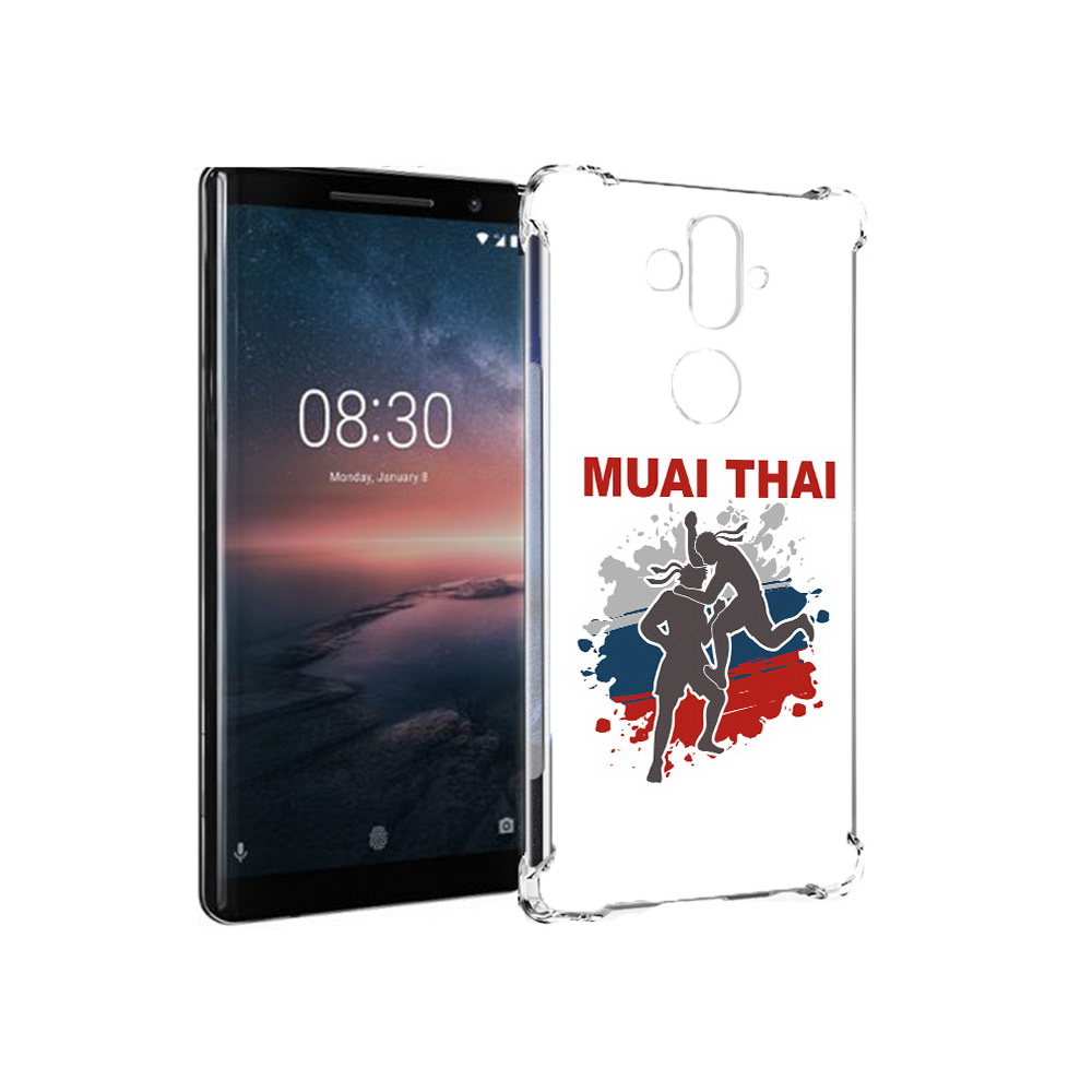 

Чехол MyPads Tocco для Nokia 8 Sirocco Муайтай (PT101581.91.123), Прозрачный, Tocco