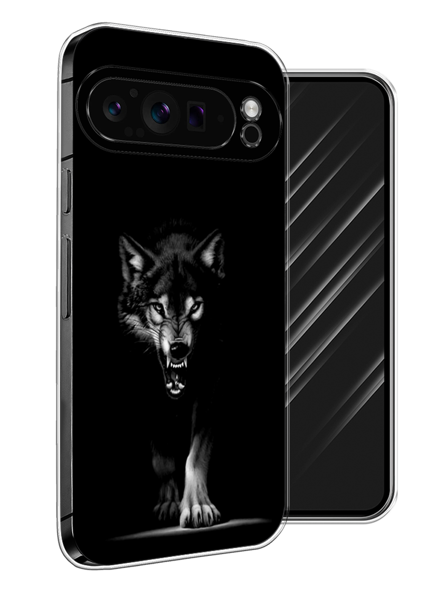 

Чехол Awog на Google Pixel 9 Pro "Волк выходит из ночи", Серый;черный;белый, 272050-1