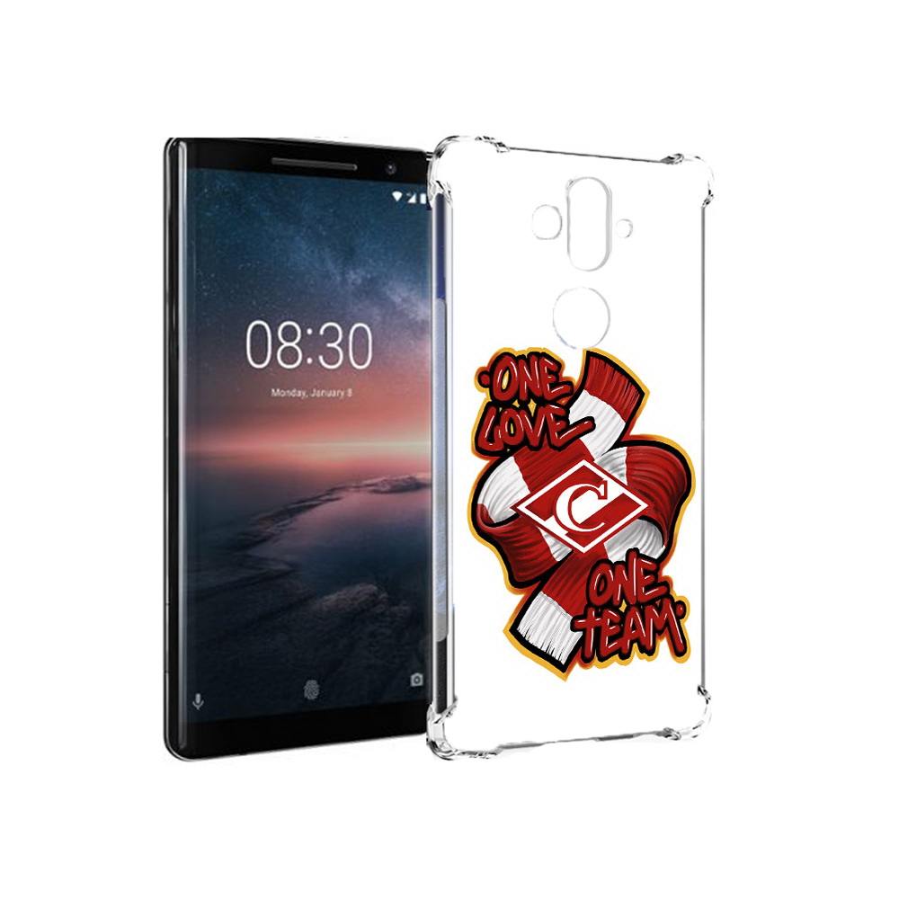 

Чехол MyPads Tocco для Nokia 8 Sirocco Одна любовь-Спартак (PT101581.91.126), Прозрачный, Tocco
