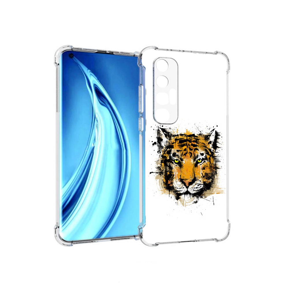 

Чехол MyPads Tocco для Xiaomi Mi 10S тигруля (PT226949.296.643), Прозрачный, Tocco
