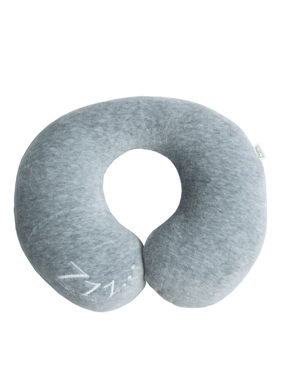 Подушка для шеи AmaroBaby Soft Bagel серый подушка для беременных amarobaby 170х25 звездочка серый