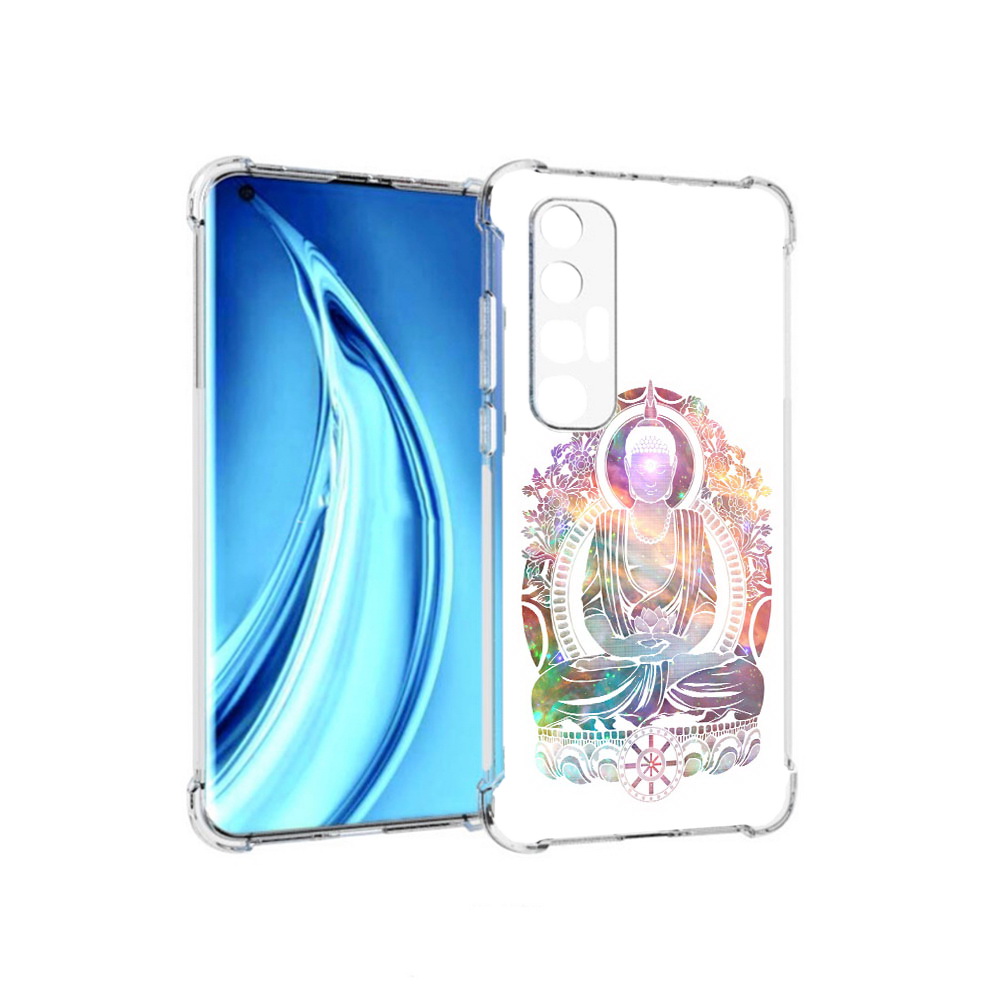 

Чехол MyPads Tocco для Xiaomi Mi 10S умный мужчина абстракция (PT226949.296.651), Прозрачный, Tocco