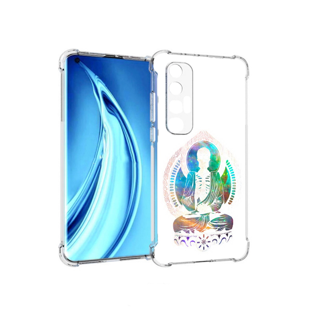 

Чехол MyPads Tocco для Xiaomi Mi 10S умный скелет (PT226949.296.653), Прозрачный, Tocco