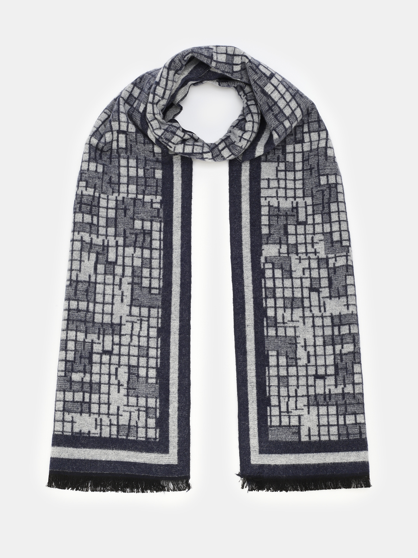 

Шарф мужской Alessandro Manzoni Jeans 445938 мультиколор, 180x32 см, Разноцветный, 445938