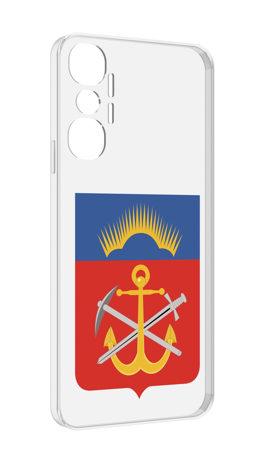 

Чехол MyPads герб-мурманская-область для Infinix Hot 20 4G, Прозрачный, Tocco