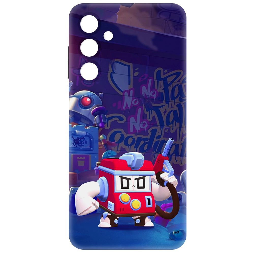 

Чехол-накладка Krutoff Soft Case Brawl Stars - V8-БИТ для Samsung Galaxy A25 5G (A256), Черный