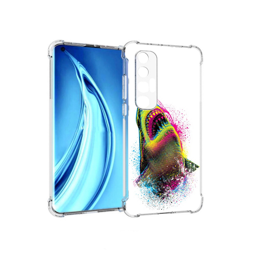 

Чехол MyPads Tocco для Xiaomi Mi 10S челюсти-2 (PT226949.296.674), Прозрачный, Tocco