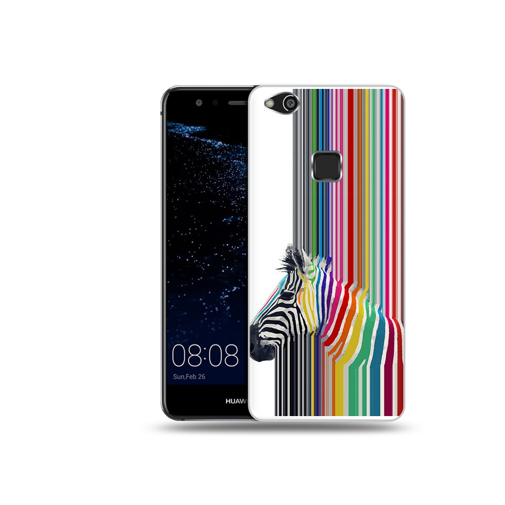 

Чехол MyPads Tocco для Huawei P10 Lite радужная зебра (PT62135.59.565), Прозрачный, Tocco
