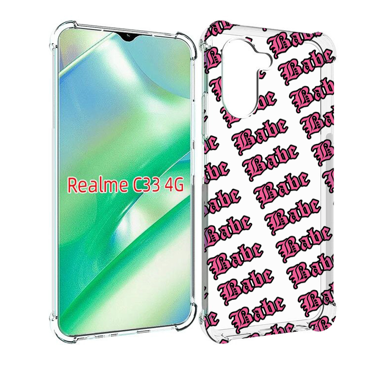 

Чехол MyPads Бабе для Realme C33 4G, Прозрачный, Tocco