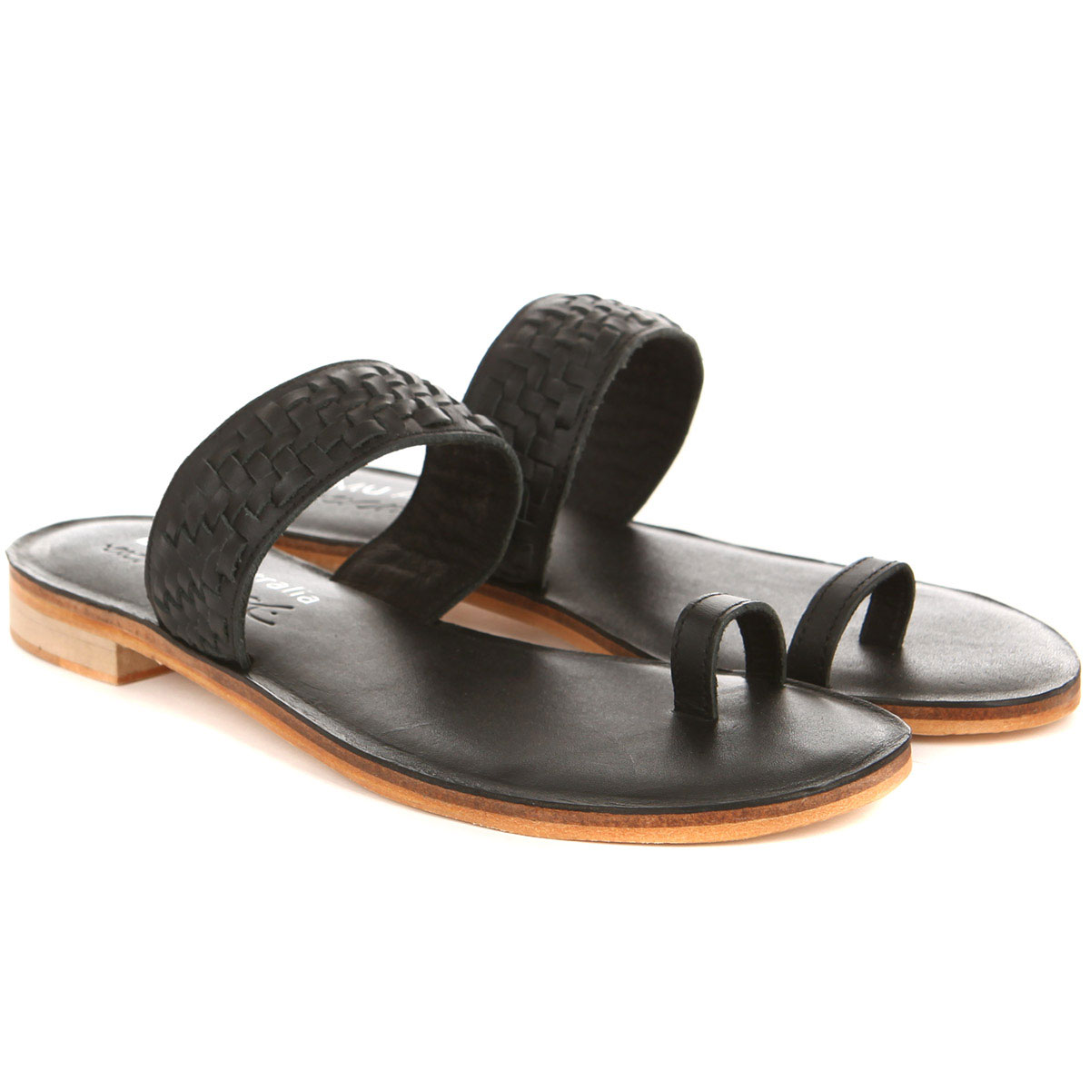 

Сабо женские Emu Australia Murlong Woven черные 38 EU, Murlong Woven