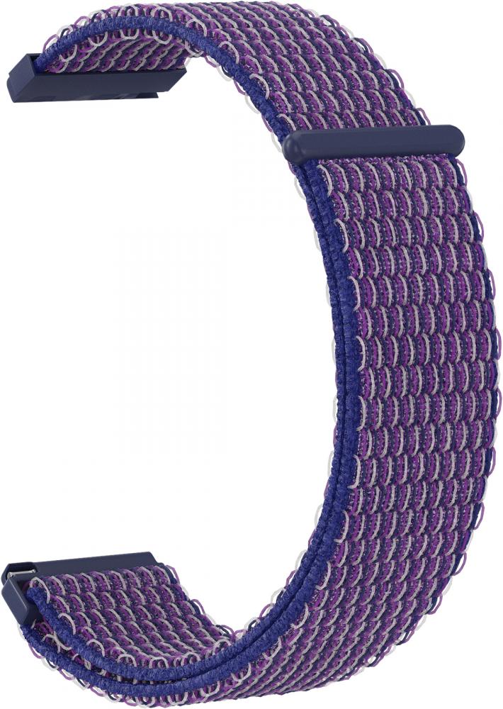 

Ремешок нейлоновый GSMIN Woven Nylon 22 для Haylou Solar LS05 (Темно-фиолетовый)