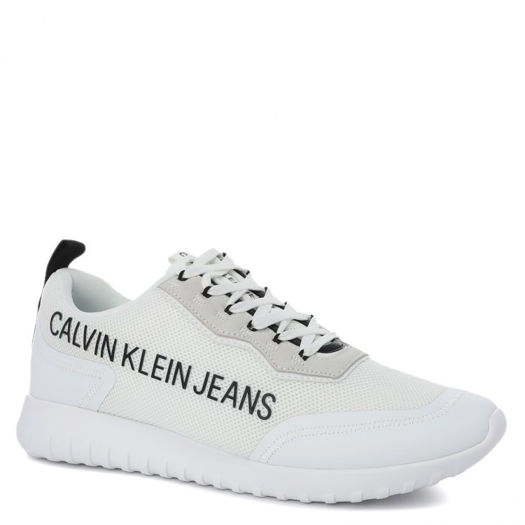 фото Кроссовки мужские calvin klein jeans ym0ym00296 белые 40 eu