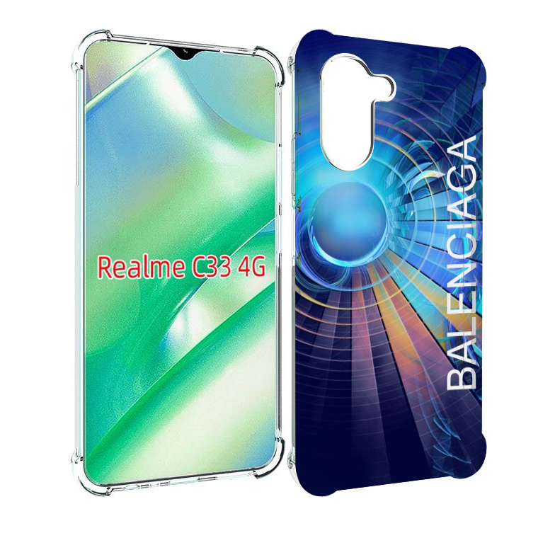 

Чехол MyPads Баленсиага-абстракция для Realme C33 4G, Прозрачный, Tocco
