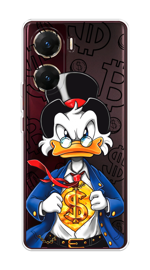 

Чехол на Vivo V29e "Scrooge Goldman", Черный;белый;синий, 269450-1