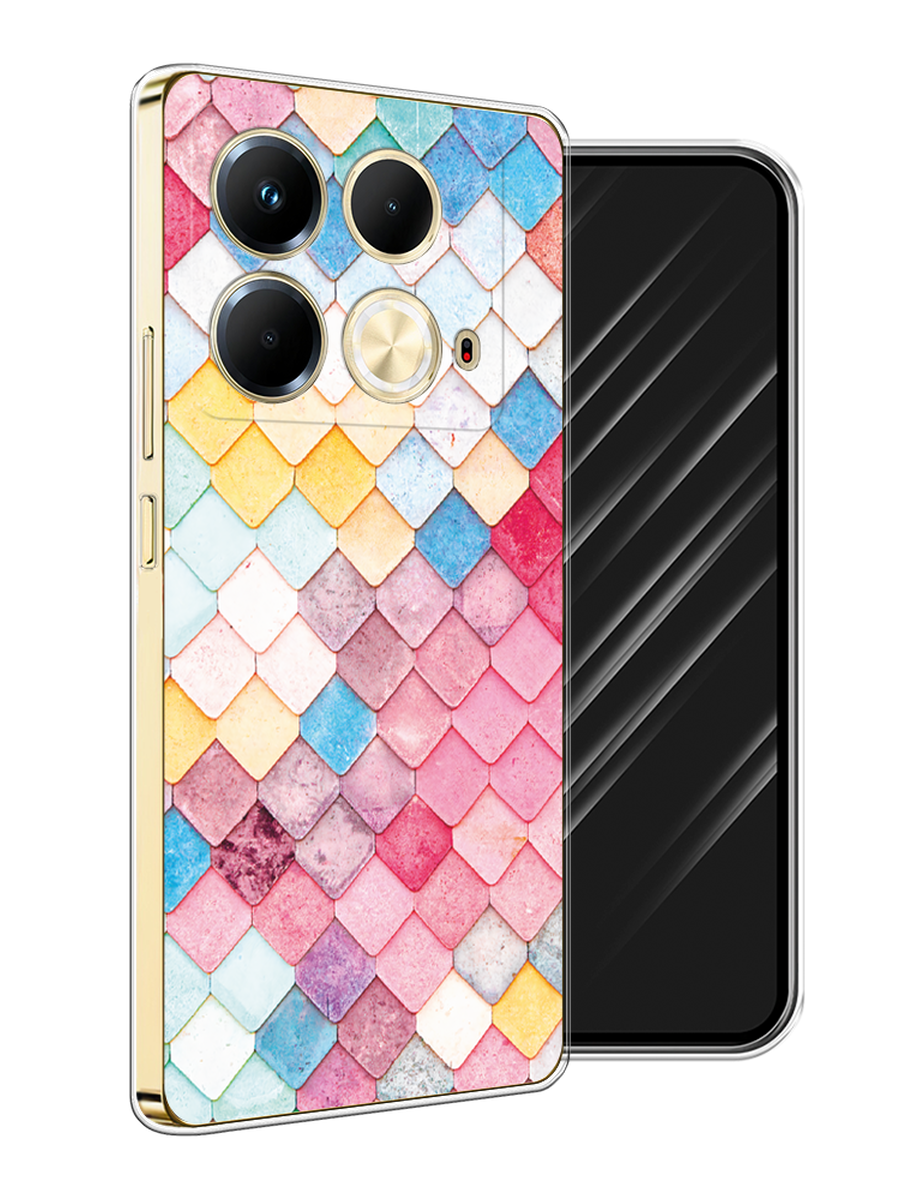 

Чехол Awog на Infinix Note 40 "Нежные ромбики", Красный, 3105850-1