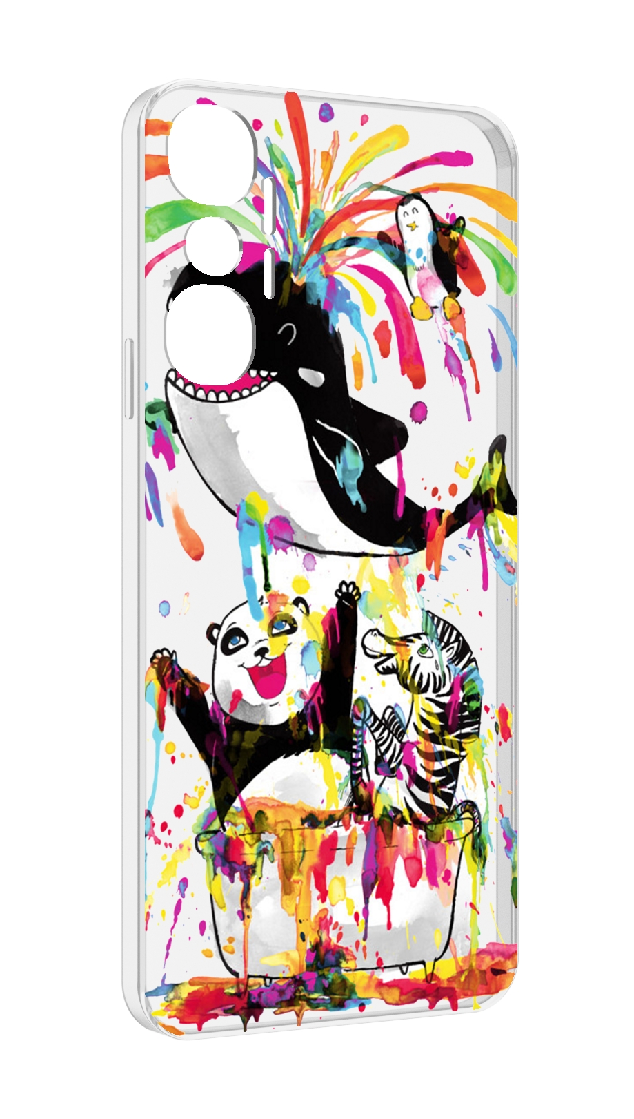 

Чехол MyPads Хиппи кит для Infinix Hot 20 4G, Прозрачный, Tocco