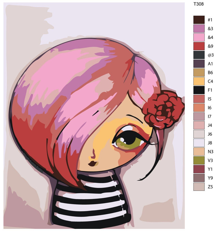 

Картина по номерам BRUSHES-PAINTS Т308, Кукла Даша