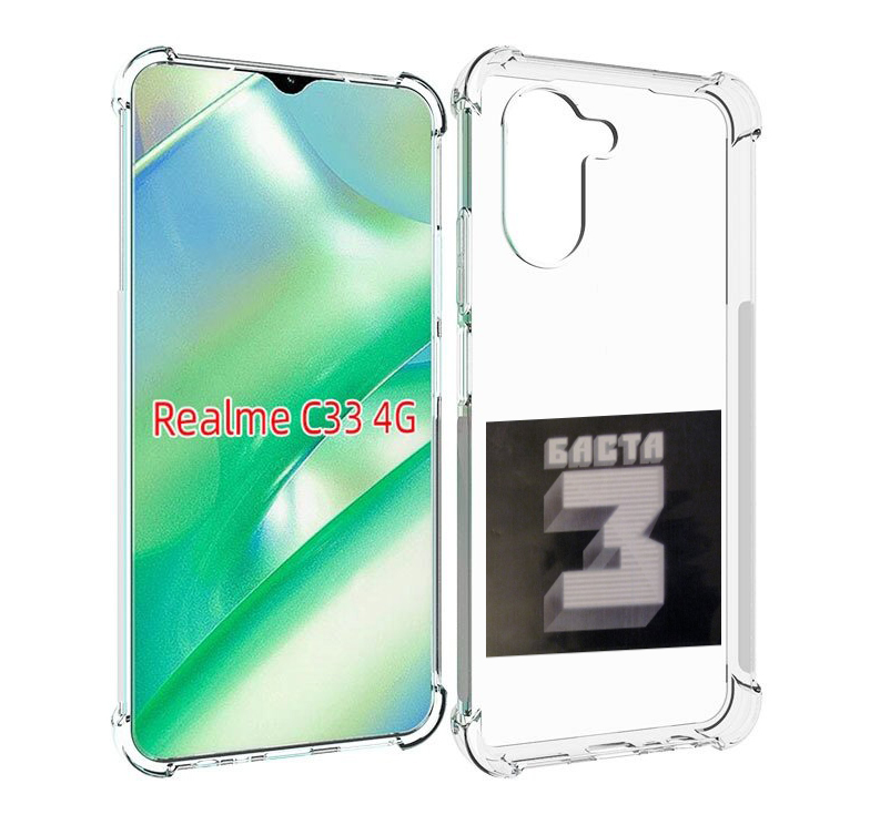 

Чехол MyPads Баста 3 для Realme C33 4G, Прозрачный, Tocco