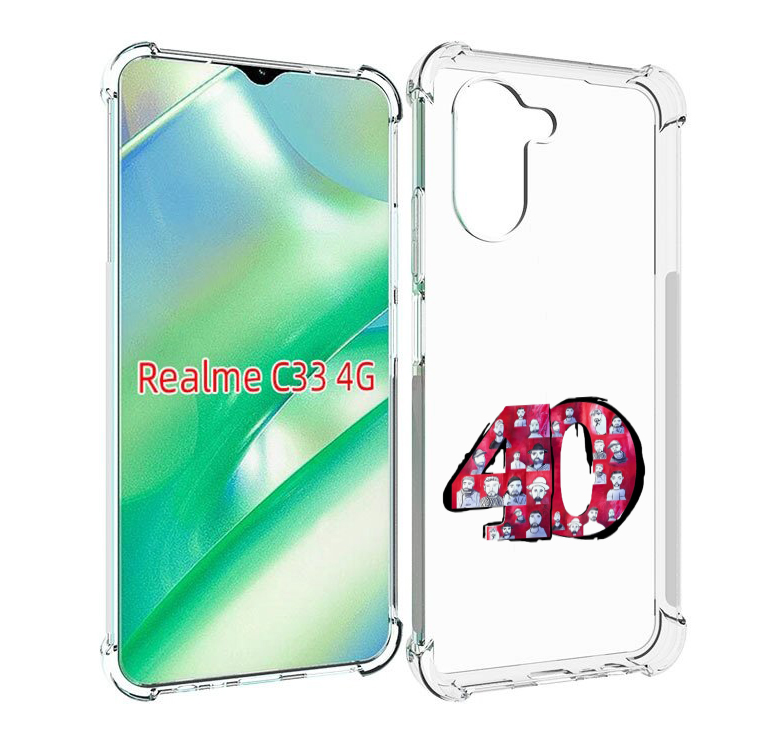 

Чехол MyPads Баста 40 для Realme C33 4G, Прозрачный, Tocco