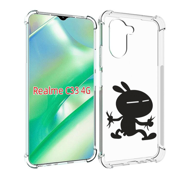 

Чехол MyPads Боец для Realme C33 4G, Прозрачный, Tocco