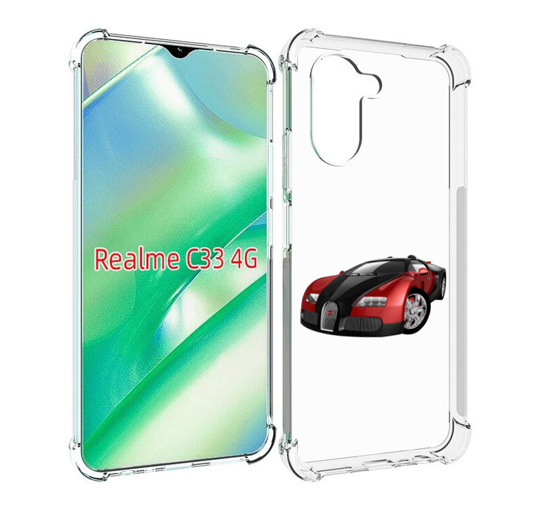 

Чехол MyPads Бука мужской для Realme C33 4G, Прозрачный, Tocco