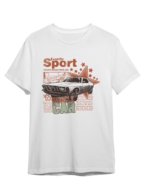 

Футболка унисекс СувенирShop Абстракция Muscle car / Vintage / Винтаж 199 белая M (46-48), Белый, Абстракция "Muscle car / Vintage / Винтаж" 199