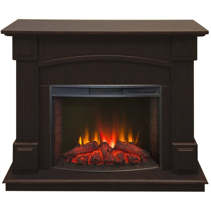 

Электрокамин со звуком Real-Flame Carolina 25,5 DN с очагом Evrika 25,5 LED