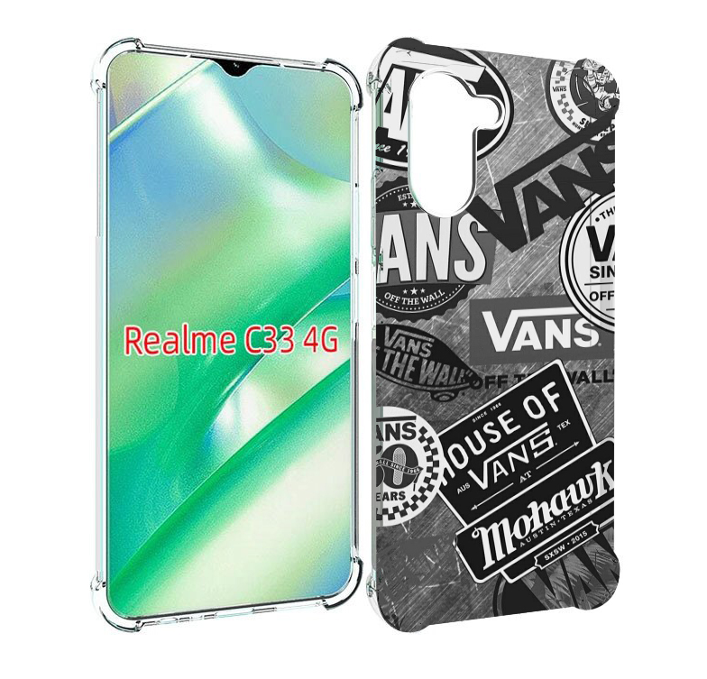 

Чехол MyPads Ванс-постер для Realme C33 4G, Прозрачный, Tocco