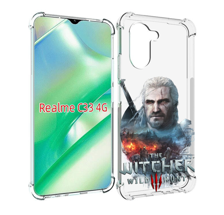 

Чехол MyPads Ведьмак для Realme C33 4G, Прозрачный, Tocco