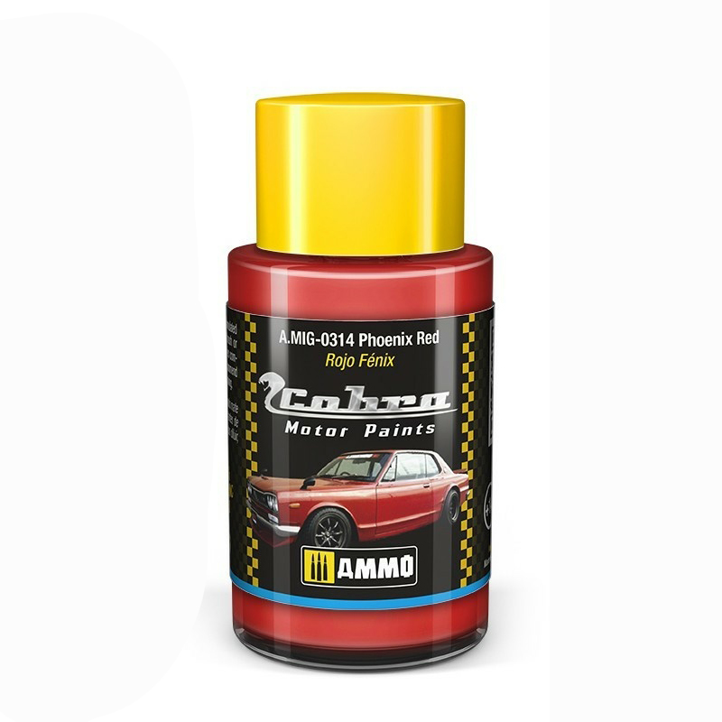 

Акриловая краска Ammo Mig Cobra Motor Красный Феникс AMIG0314