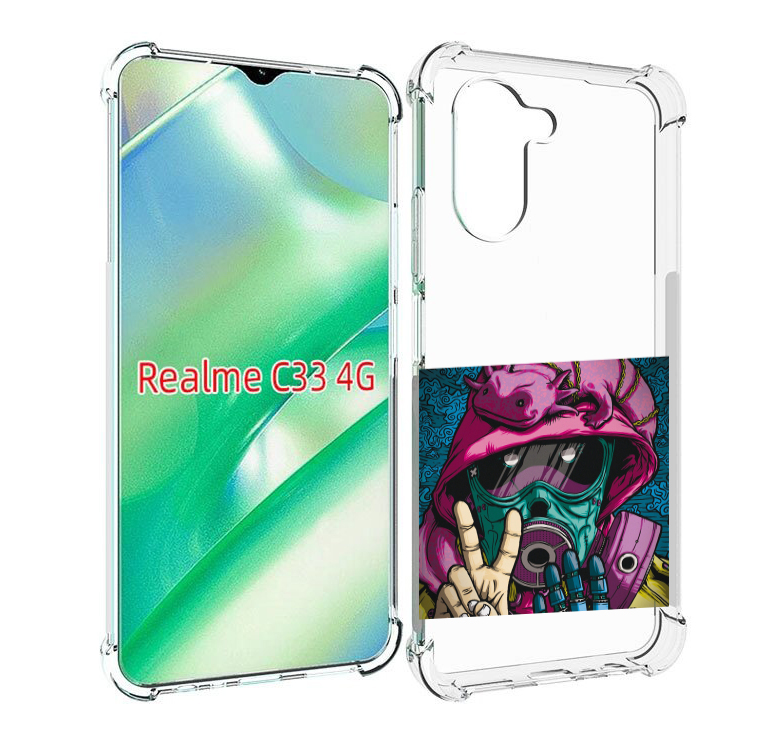 

Чехол MyPads Всем-мир для Realme C33 4G, Прозрачный, Tocco