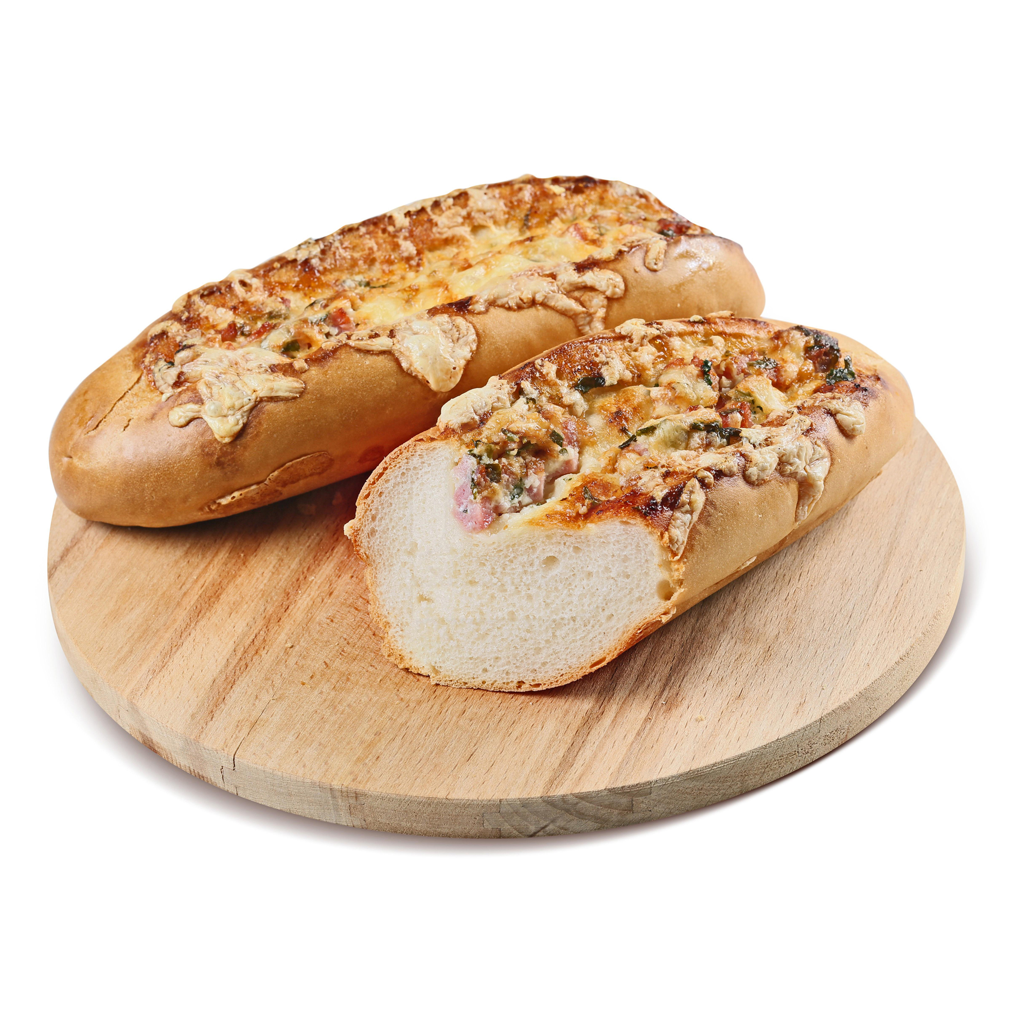 Хлеб Magnit Провансаль батон пшеничный с ветчиной 150 г