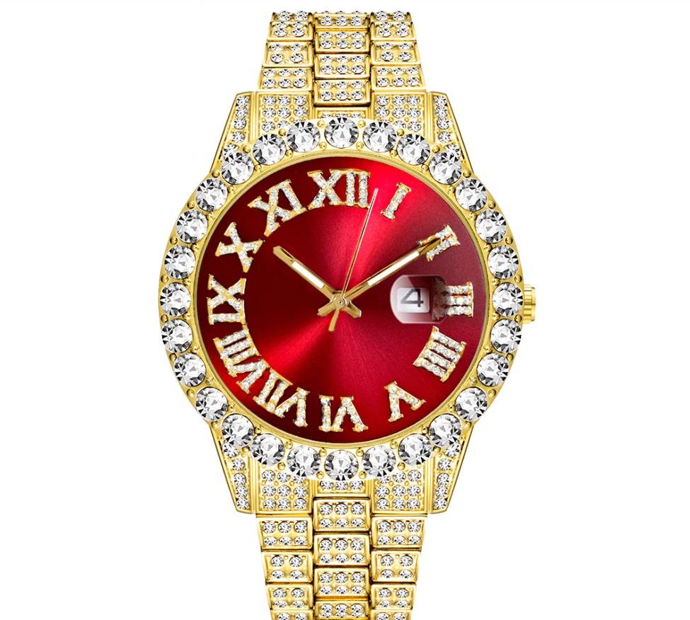 

Наручные часы мужские Pin Time FD-14K золотистые, FD-14K
